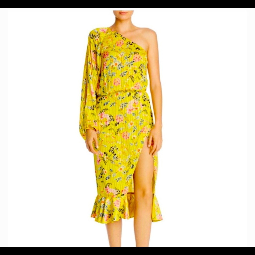 Hemant and Nandita Floral MIDI Dress